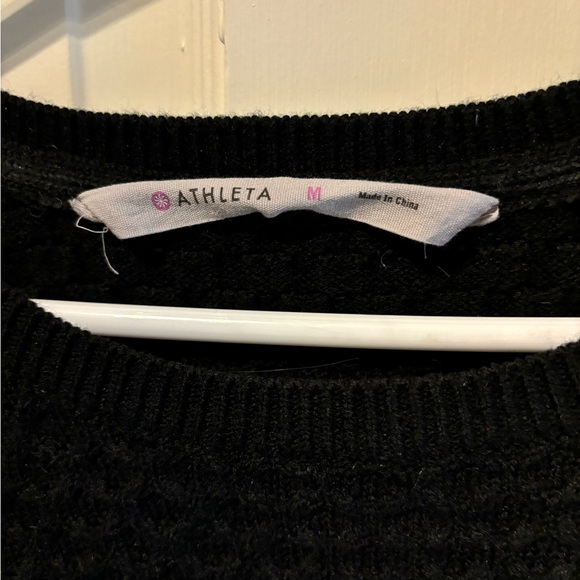 Athleta, Honeycomb, Wool Blend, Black Sweater - Picture 8 of 8